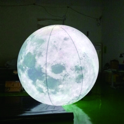 Kleurveranderende gigantische heliumballon, verlichting opblaasbare ballon voor reclame