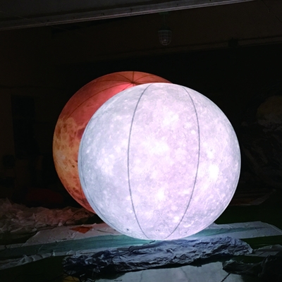 Grote opblaasbare ballon vlag ballon vliegend helium opblaasbare vlag ballon met Led Light