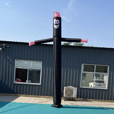 3 m Cudtomized Logo reclame opblaasbare sky dancer eenbenig Outdoor activiteit air dancer met motor