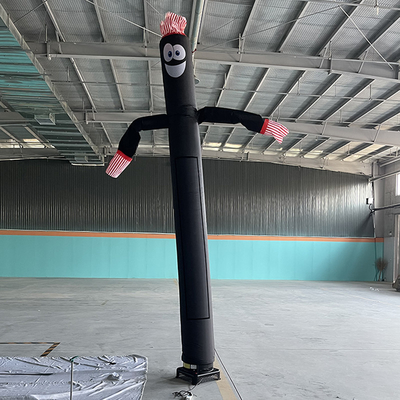 3 m Cudtomized Logo reclame opblaasbare sky dancer eenbenig Outdoor activiteit air dancer met motor