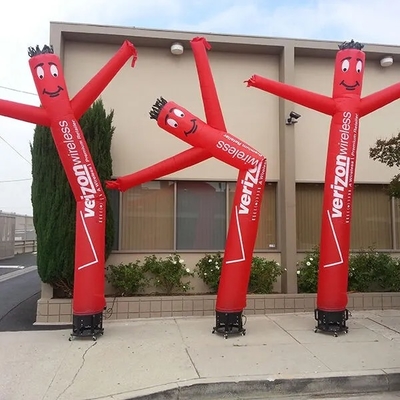 Op maat gemaakte 10ft 20ft reclame opblaasbare buis man blazen Giant Waving Arm Fly Guy Wavy Puppet met Blower