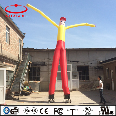 Waterdichte reclame opblaasbare luchtdanser maat 2M PVC-materiaal