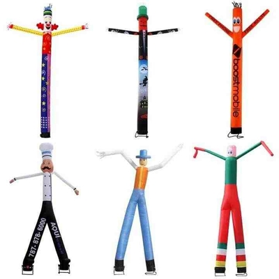 4m opblaasbare Air Dancer Custom Wave Opblaasbare Reclame Dancer