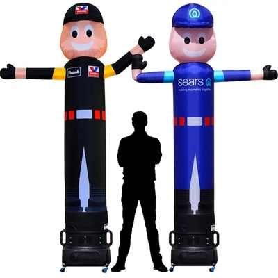 Gepersonaliseerd Logo Opblaasbare Air Dancer Blower Bier Blow Up Dancing Man CE goedgekeurd