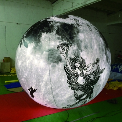 PVC-doek Reclame verzegeld Opblaasbare Planet Mars ballonnen