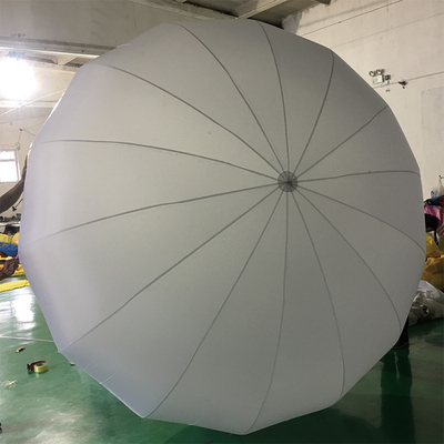 Hoogwaardig gepersonaliseerd logo Volledig drukwerk Outdoor Reclame Helium opblaasbare PVC ballon met licht