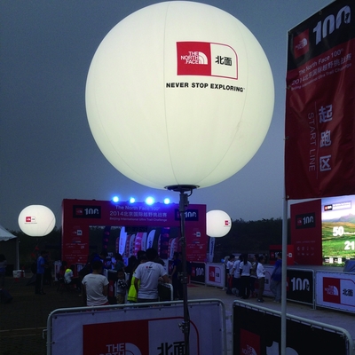 Opblaasbare grote heliumballon voor reclame met logo-print Sky Fly Ballon opblaasbare vliegbol