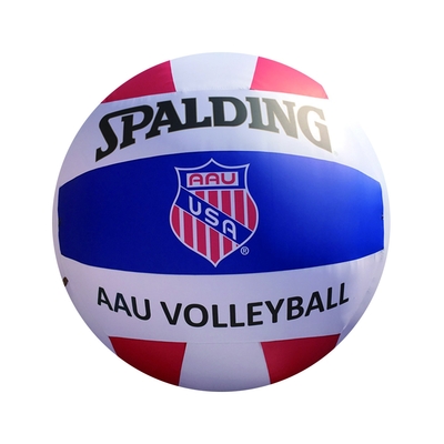 Warme verkoop Reuzen PVC opblaasbare heliumballon PVC wit met logo en led licht