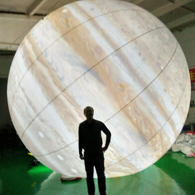 PVC op maat grootte negen planeet decoratie 3 M opblaasbare aarde met LED binnen voor evenementen verkoop