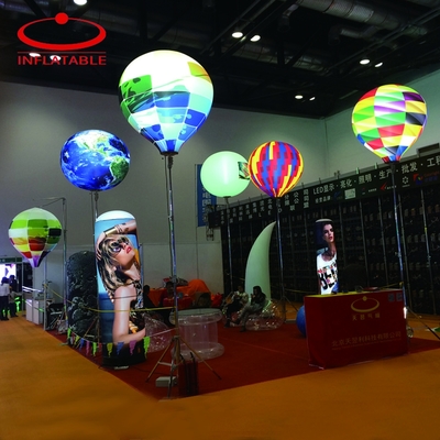 Nieuw product Sky Giant Big Ball Reclame LED-verlichting PVC-ballon opblaasbare heliumplanetair ballon voor evenementen
