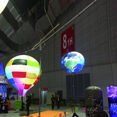 Nieuw product Sky Giant Big Ball Reclame LED-verlichting PVC-ballon opblaasbare heliumplanetair ballon voor evenementen