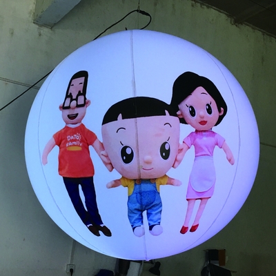 Grote opblaasbare heliumballon voor reclame