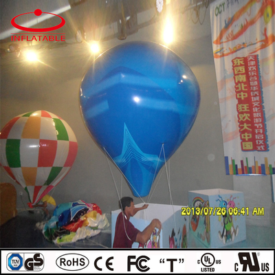 Op maat gemaakte gigantische druppelvorm opblaasbare ballon reclame opblaasbare verlichting pvc heliumballon