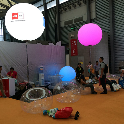 Op maat gemaakte gigantische opblaasbare ballon reclame opblaasbare verlichting pvc heliumballon