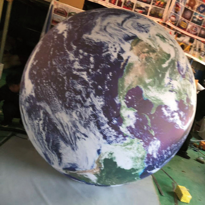 Op maat gemaakte outdoor pvc-kleding reclame verzegelde opblaasbare planeet mars ballonnen te koop