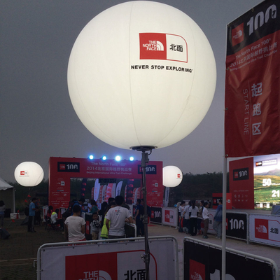 Opblaasbare grote heliumballon Logo Print Sky Fly Ballon Opblaasbare vliegbol voor reclame