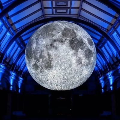 Decoratie Gebruikt Reuzen Reclame Opblaasbare Maan Model Met Led Light Grote Opblaasbare Maan Ballon