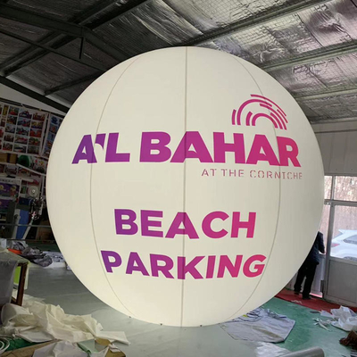 Custom Pattern Big Moon Ballon Opblaasbaar Led Globe Feesten Evenementen Outdoor Decoratie Big Helium Ballons