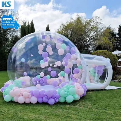 Opblaasbaar Bubbeltent Transparent Igloo Dome Tent PVC Globe Clear Opblaasbaar Bubble House voor Outdoor Camping Wedding Party
