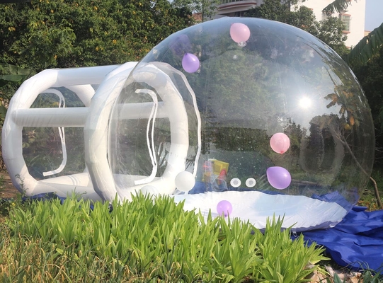 Opblaasbaar Bubbeltent Transparent Igloo Dome Tent PVC Globe Clear Opblaasbaar Bubble House voor Outdoor Camping Wedding Party