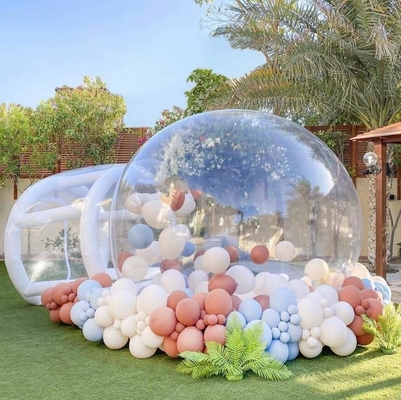 Buitenfeest opblaasbaar doorzichtig igloo tent verhuur helder bubbelkoepel tent opblaasbaar bubbel ballon huis voor kinderen