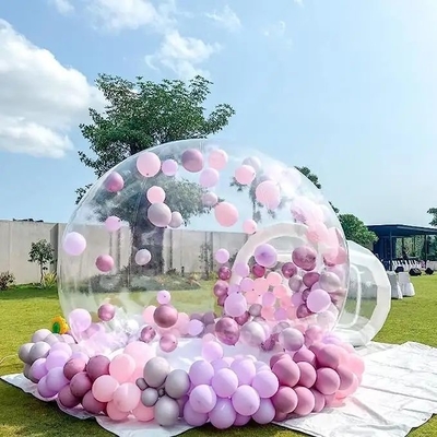 Buitenfeest opblaasbaar doorzichtig igloo tent verhuur helder bubbelkoepel tent opblaasbaar bubbel ballon huis voor kinderen