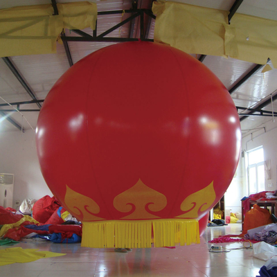 Hoogwaardige decoratieve PVC reclame met luchtverzegeling opblaasbare ballon met logo