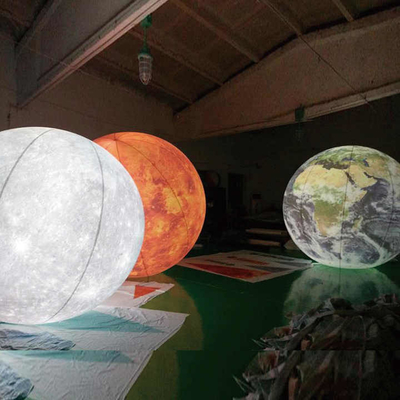 Outdoor Party Decorative LED Light Reus Helium PVC opblaasbare ballon met logo printing