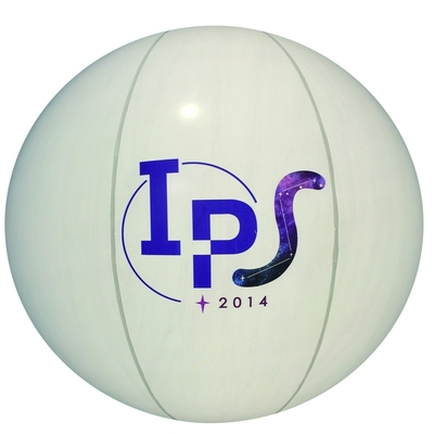 Flitsende opblaasbare helium waterdicht geleid licht maan planeet ballon met stokken voor kerstfeest decoraties