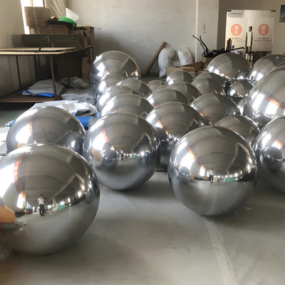 Opblaasbare metalen ballen Decoratieve opblaasbare spiegelballen Metalen ballonnen Grote glanzende reusachtige opblaasbare ballen