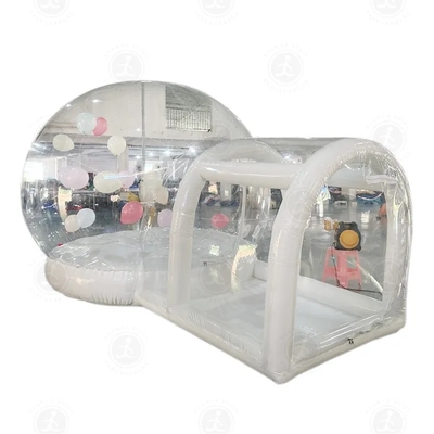 Nieuwe stijl opblaasbare ballon bubbel tent kinderen springhuis bubbel koepel met ballon vliegen