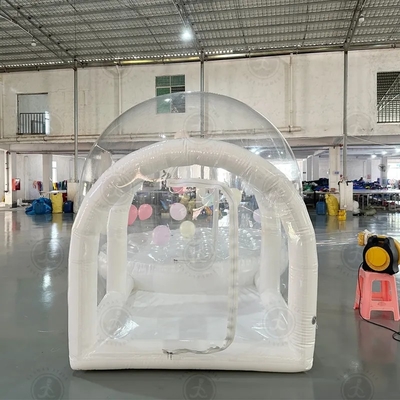 Nieuwe stijl opblaasbare ballon bubbel tent kinderen springhuis bubbel koepel met ballon vliegen