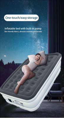 Op maat gemaakt hoogwaardig PVC vouw enkelvoudig dubbel opblaasbaar bed sofa opblaasbaar ligstoel air sofa tantra sofa bed met luchtpomp