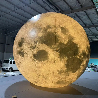 Populaire decoratie reclame opblaasbare maan grote led opblaasbare hangende planeten
