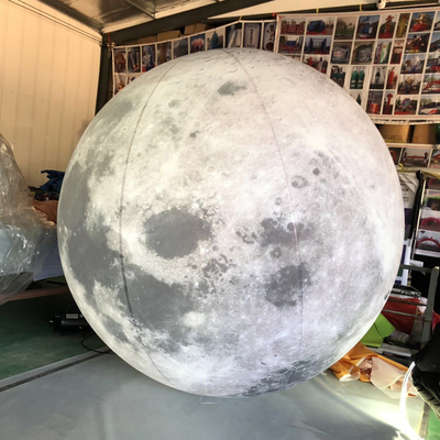 Op maat opblaasbaar zonnestelsel Planeet Ballon LED Verlichting hangend Opblaasbare planeten