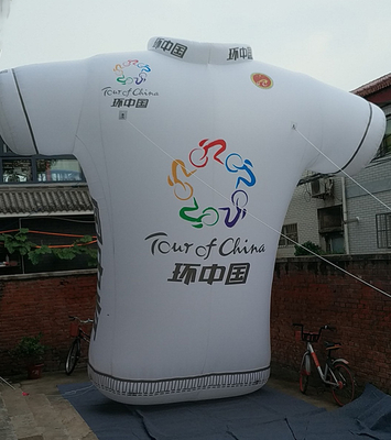 maat op maat kleur opblaasbare kleding opblaasbaar T-shirt voor reclame