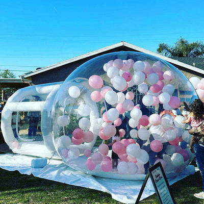 CE goedgekeurde blazer luchtpomp transparante PVC materiaal kinderen spelen bubbel ballon huis