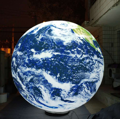 Op maat gemaakt Reuzenreclame Maanballon Opblaasbare Led Globe Feesten Evenementen Outdoor Decoratie Grote Heliumballonnen