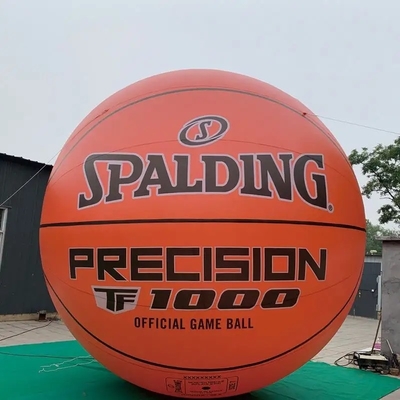 Basketbal advertenties met blazer opblaasbare zwevende PVC luchtdicht opblaasbare 2m reclame ballon