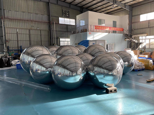 Warme verkoop grote schijnende bal PVC opblaasbare reflecterende bal opblaasbare spiegelbal
