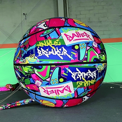 Opblaasbare gigantische heliumballon Logo Print Sky Fly Ballon Opblaasbare vliegbol voor reclame