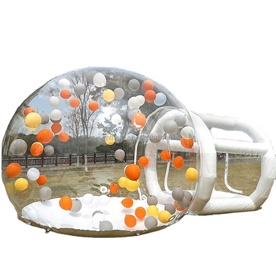 Fun House Duidelijke opblaasbare kristal igloo koepel bubbel tent transparante kinderen opblaasbare ballonnen huis voor feest