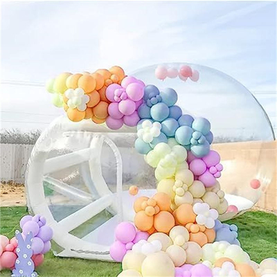 Fun House Duidelijke opblaasbare kristal igloo koepel bubbel tent transparante kinderen opblaasbare ballonnen huis voor feest