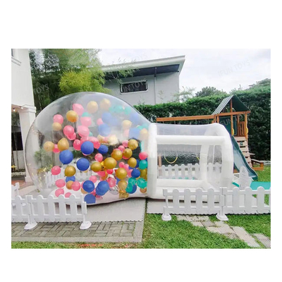 Dome Bubble Tent Transparante opblaasbare ballonnen Huis Kinderen feestballonnen Fun House Reus Helder opblaasbaar kristal iglo