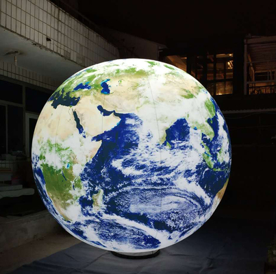 Opblaasbare maan 4x4m opblaasbare decoraties opblaasbare planeet zonnestelsel negen planeten