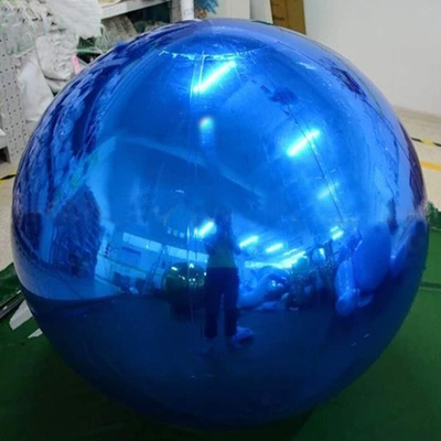 Warm te koop maat op maat kleuren metalen decoratieve spiegelbal grote glanzende reusachtige opblaasbare ballonnen