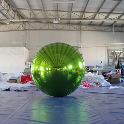 Warm te koop maat op maat kleuren metalen decoratieve spiegelbal grote glanzende reusachtige opblaasbare ballonnen