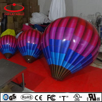 Reuzen PVC opblaasbare heliumballon Warm verkoop PVC wit met logo en led licht Ballon
