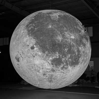 Grote opblaasbare maan en zon ballon voor decoratie Reus reclame opblaasbare maan model met led wit warm en c
