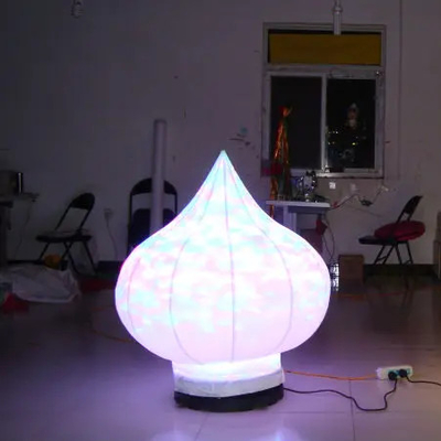Warm verkopen Kleurveranderende LED gigantische heliumballon, verlichting opblaasbare ballon voor reclame